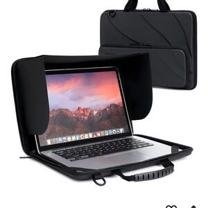 Black Laptop Sun Shade Case
